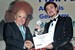 Dr. Patricio Barrios, Aurubis, Germany - Receiving Fray International Sustainability Award by Dr. Florian Kongoli.