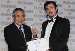 Prof. Ei-ichi Negishi, 2010 Nobel Laureate in Chemistry - Receiving Fray International Sustainability Award by Dr. Florian Kongoli.