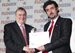 Lord John Prescott, House of Lords UK - Receiving Shechtman International Leadership Award by Dr. Florian Kongoli.