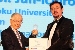 Prof. Jun-Ichiro Yagi, Tohoku University - Receiving Fray International Sustainability Award by Dr. Florian Kongoli.